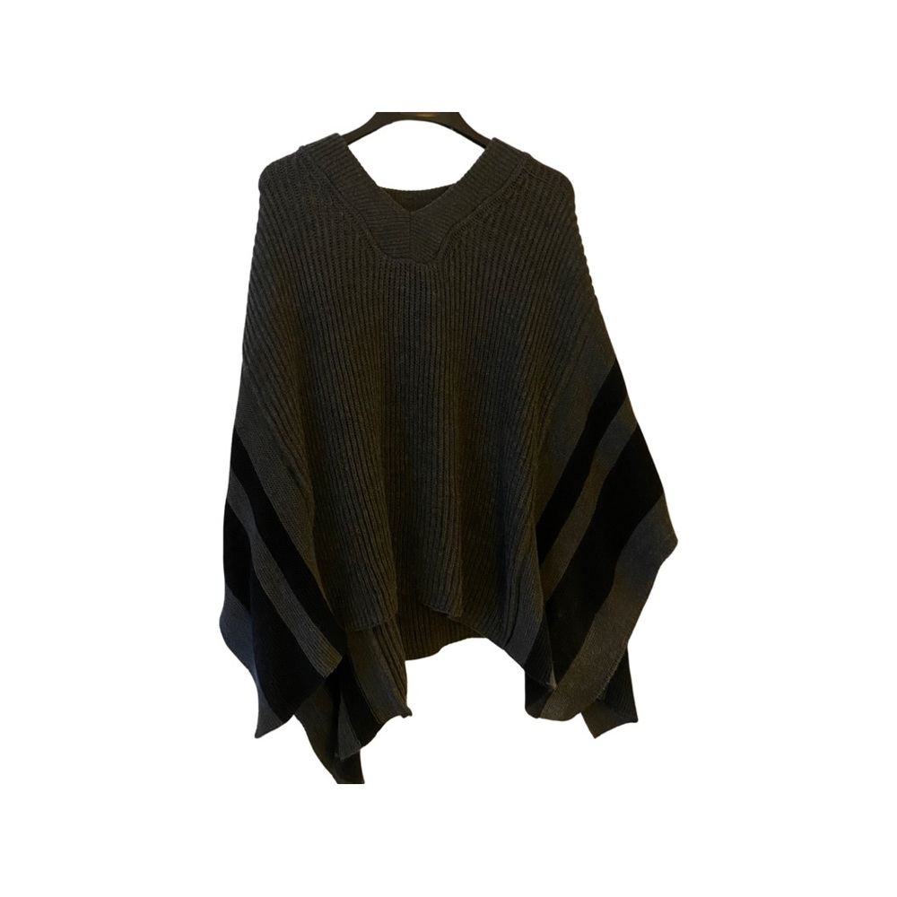 Vince Camuto Knit Poncho Pullover One Size